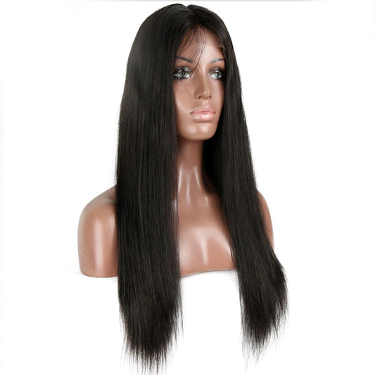 LACE FRONT WIG 18″ NATURAL BLACK 130% DENSITY